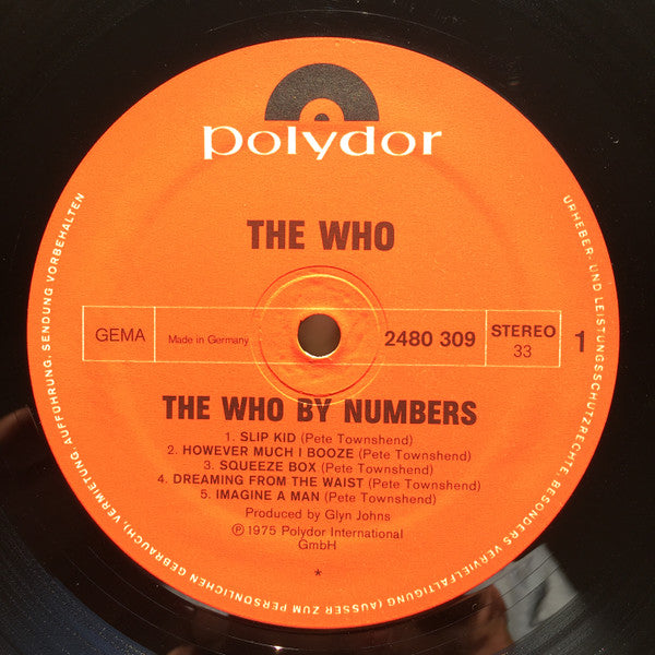 The Who : The Who By Numbers (LP, Album)