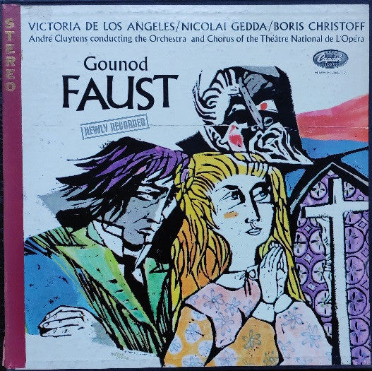 Charles Gounod, Victoria De Los Angeles, Nicolai Gedda, Boris Christoff, André Cluytens, Orchestre National De L'Opéra De Paris : Faust (4xLP + Box)