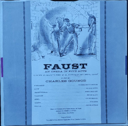 Charles Gounod, Victoria De Los Angeles, Nicolai Gedda, Boris Christoff, André Cluytens, Orchestre National De L'Opéra De Paris : Faust (4xLP + Box)