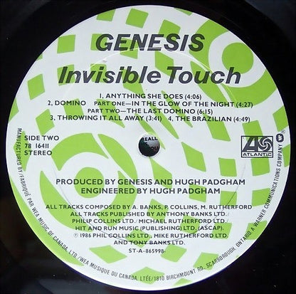 Genesis : Invisible Touch (LP, Album)