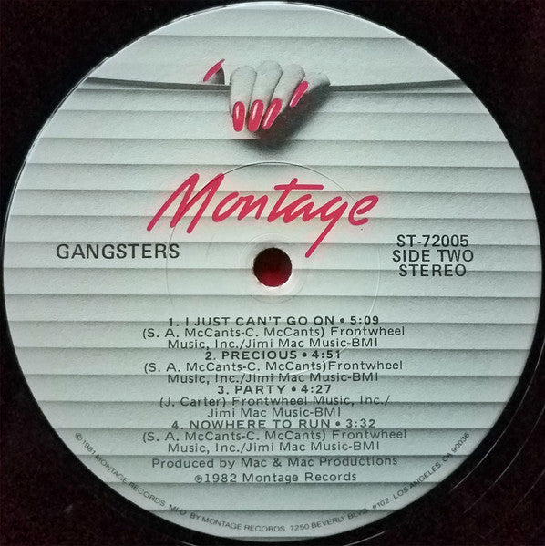 Chicago Gangsters : Gangsters (LP, Album)