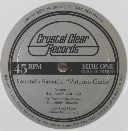 Laurindo Almeida : Virtuoso Guitar (LP, Album, Ltd, Whi)