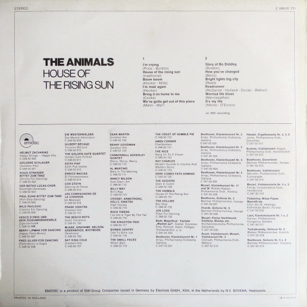 The Animals : House Of The Rising Sun (LP, Comp)