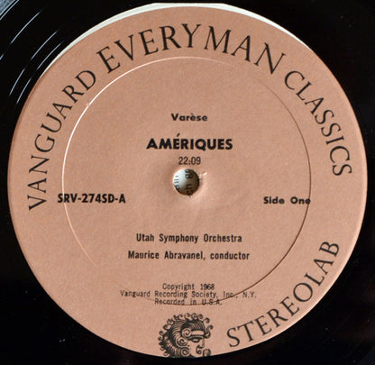 Edgard Varèse / Darius Milhaud / Arthur Honegger : Amériques / L'Homme Et Son Désir / Pacific 231 (LP, RP)