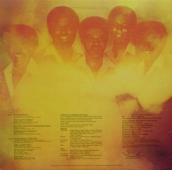 The Whispers : Imagination (LP, Album, Ind)