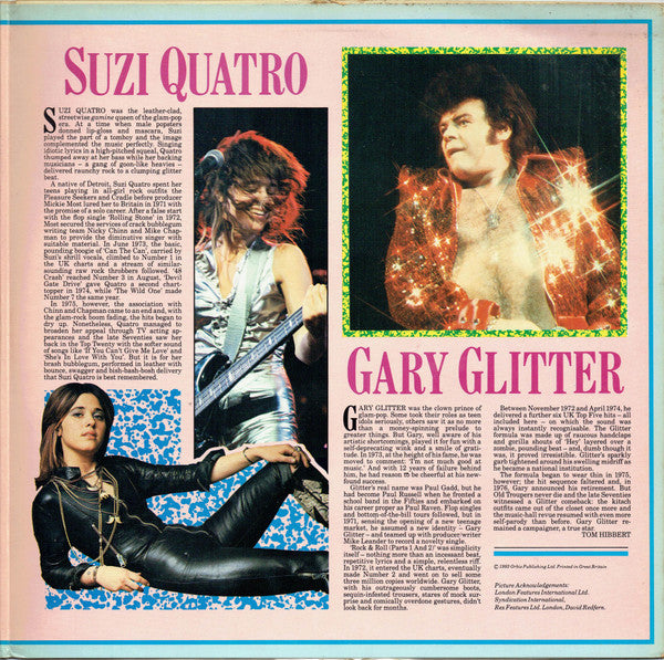 T. Rex / The Sweet / Suzi Quatro / Gary Glitter : The History Of Rock (Volume Twenty) (2xLP, Comp)