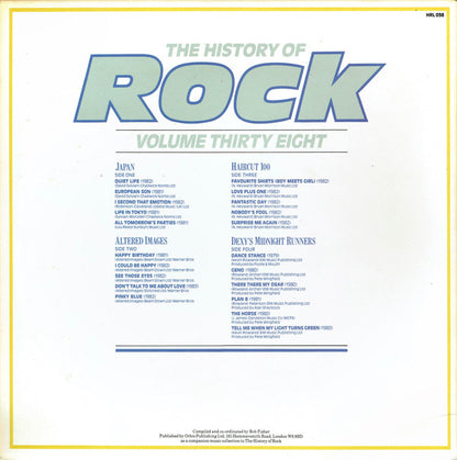 Japan / Altered Images / Haircut One Hundred / Dexys Midnight Runners : The History Of Rock (Volume Thirty Eight) (2xLP, Comp)