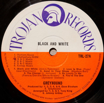 Greyhound (4) : Black And White (LP, Album)