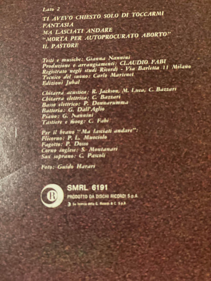 Gianna Nannini : Gianna Nannini (LP, Album, RE)