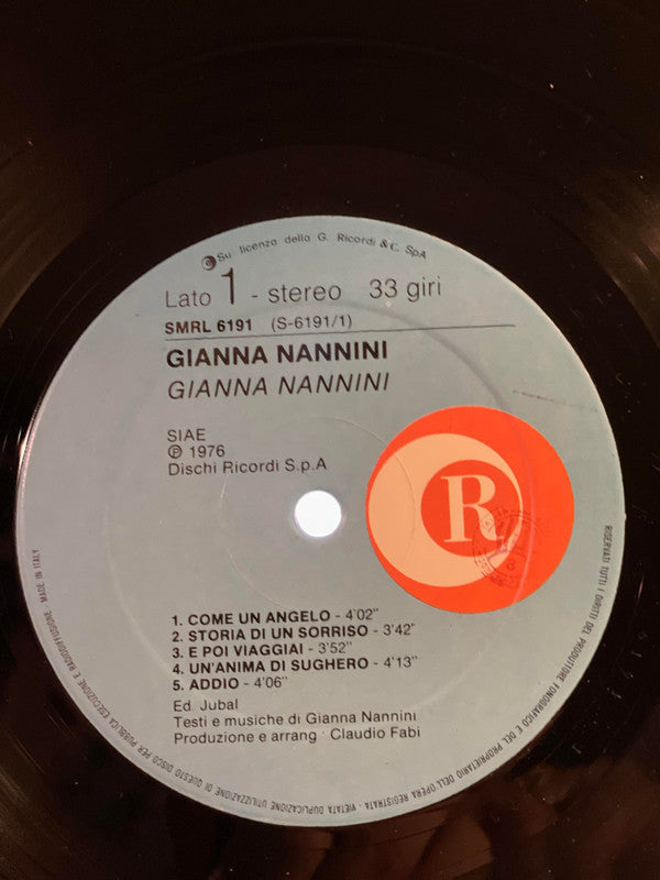 Gianna Nannini : Gianna Nannini (LP, Album, RE)