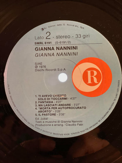 Gianna Nannini : Gianna Nannini (LP, Album, RE)