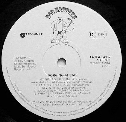 Bad Manners : Forging Ahead (LP, Album)