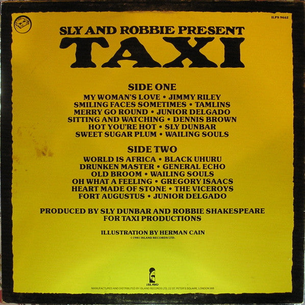 Sly & Robbie : Taxi (LP, Comp)