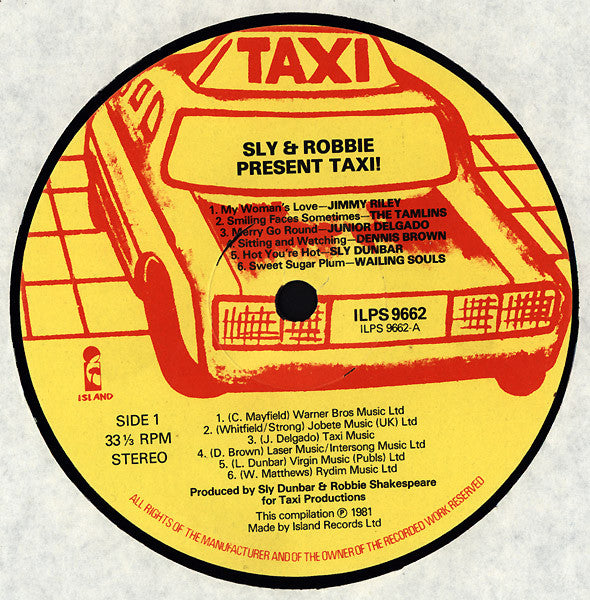 Sly & Robbie : Taxi (LP, Comp)