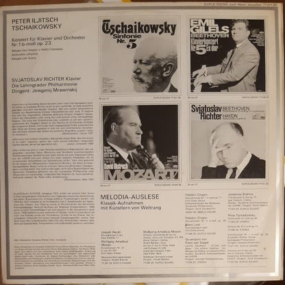 Pyotr Ilyich Tchaikovsky, Sviatoslav Richter, Leningrad Philharmonic Orchestra, Evgeny Mravinsky : Klavierkonzert Nr. 1 B-moll  (LP, RE)