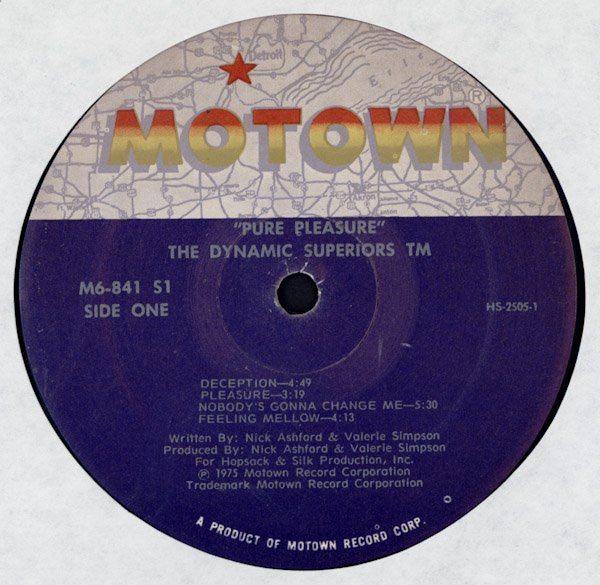 Dynamic Superiors : Pure Pleasure (LP, Album)