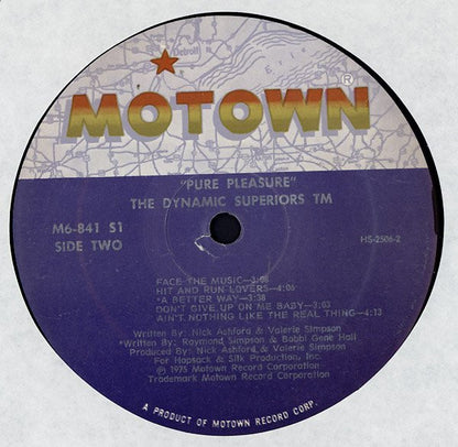 Dynamic Superiors : Pure Pleasure (LP, Album)