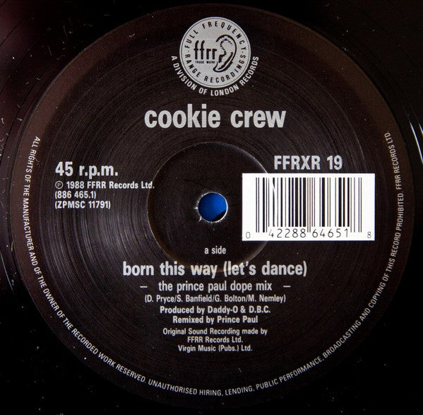 The Cookie Crew : Born This Way (Remix) (12")