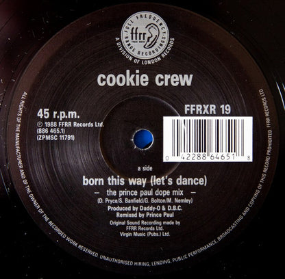 The Cookie Crew : Born This Way (Remix) (12")