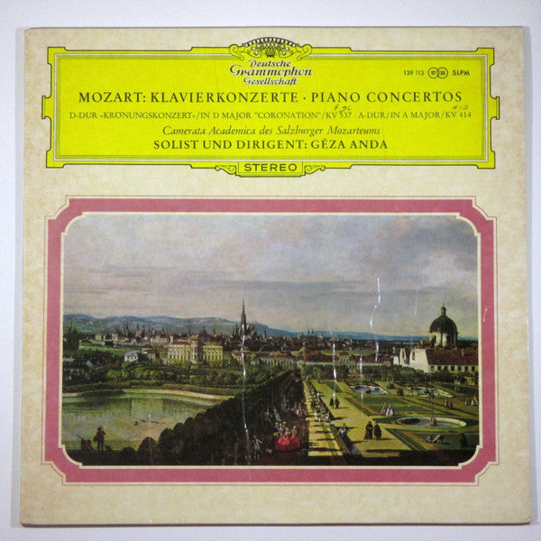 Wolfgang Amadeus Mozart : Piano Concerto No. 26, K. 537 "Coronation"; Piano Concerto No. 12, K. 414 (LP, RE)