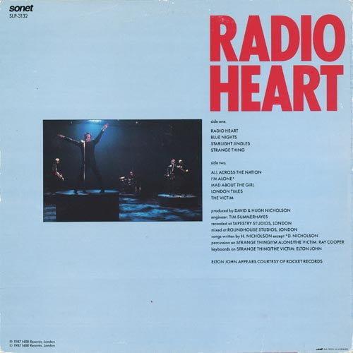 Radio Heart Featuring Gary Numan : Radio Heart (LP, Album)