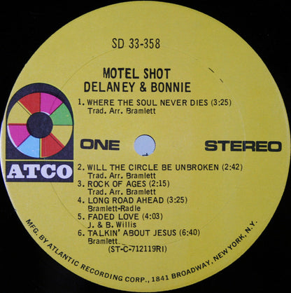 Delaney & Bonnie & Friends : Motel Shot (LP, Album, RI )