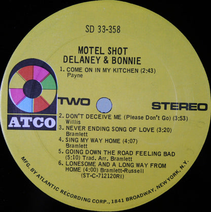 Delaney & Bonnie & Friends : Motel Shot (LP, Album, RI )