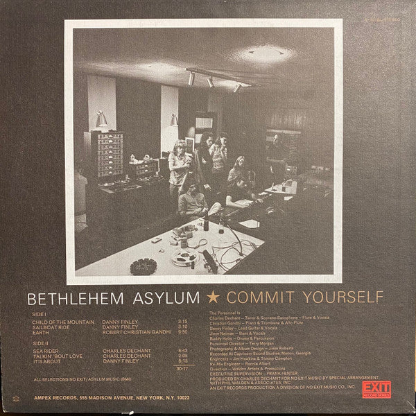 Bethlehem Asylum : Commit Yourself (LP, Album, Ame)