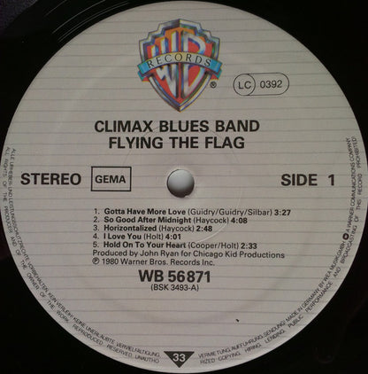 Climax Blues Band : Flying The Flag (LP, Album)