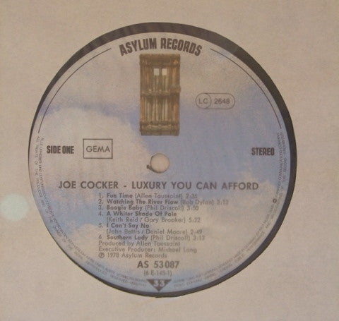 Joe Cocker : Luxury You Can Afford (LP, Album)