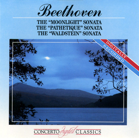 Ludwig van Beethoven, Franz Tauber : The "Moonlight" Sonata / The "Pathetique" Sonata / The "Waldstein" Sonata (LP)