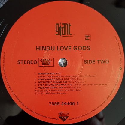 Hindu Love Gods : Hindu Love Gods (LP, Album)