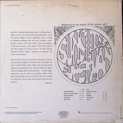 Donovan : Sunshine Superman (LP, Album, RP)