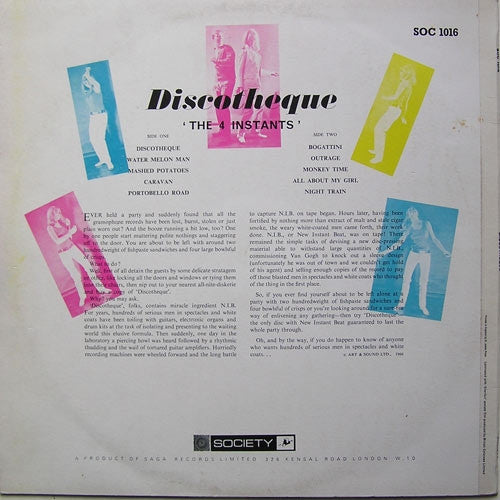 The 4 Instants : Discotheque (LP, Album)