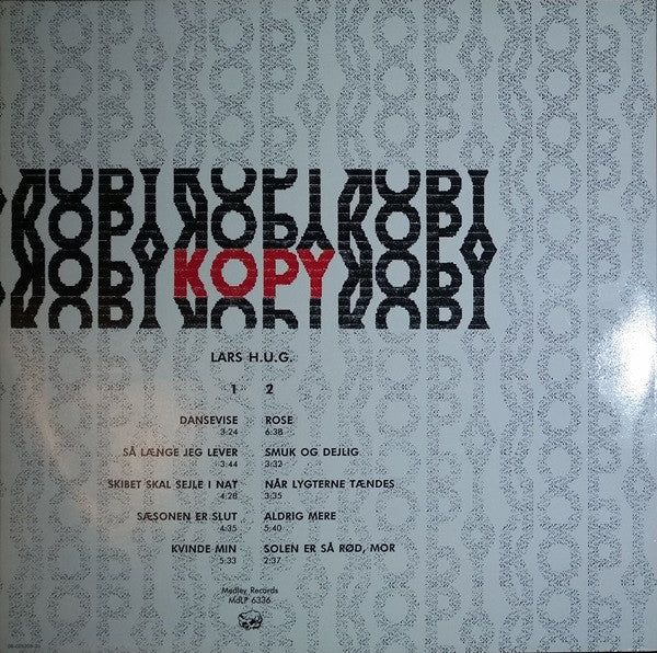 Lars H.U.G. : Kopy (LP, Album)