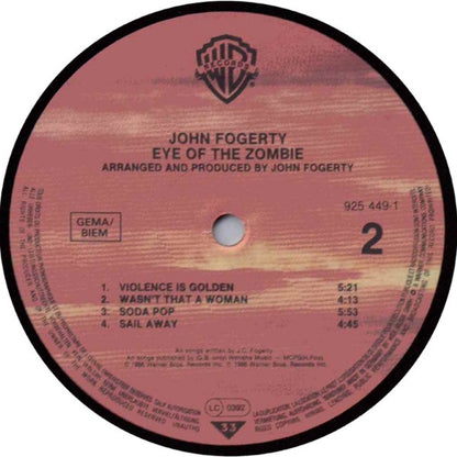 John Fogerty : Eye Of The Zombie (LP, Album)