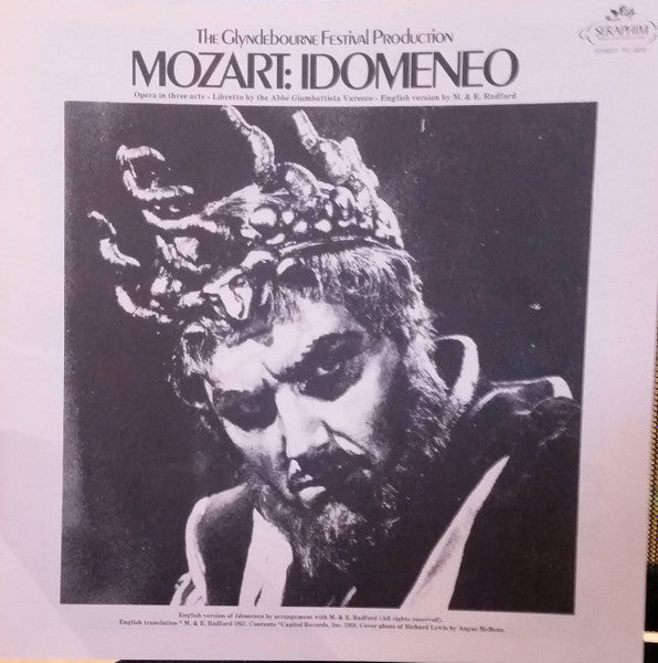 Wolfgang Amadeus Mozart - Richard Lewis (3) / Leopold Simoneau / Sena Jurinac / Lucille Udovick / James Milligan / William McAlpine / Hervey Alan / Glyndebourne Festival Chorus And Glyndebourne Festival Orchestra / John Pritchard : Idomeneo (3xLP, Album, RE + Box)