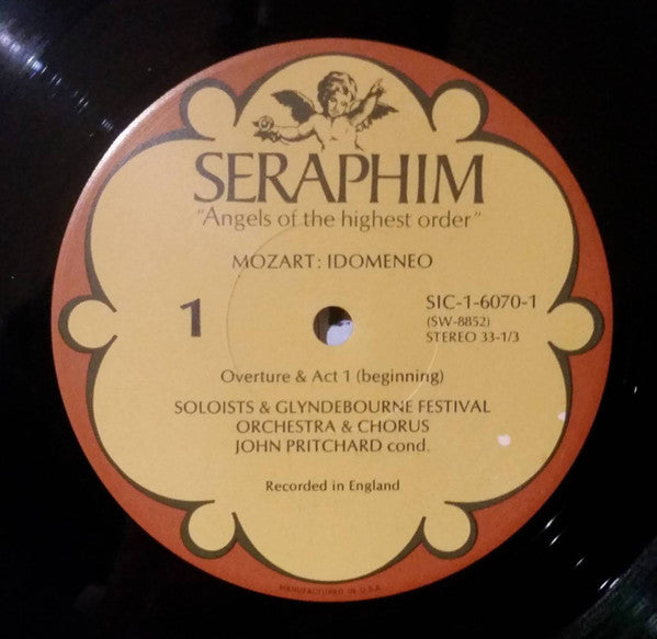 Wolfgang Amadeus Mozart - Richard Lewis (3) / Leopold Simoneau / Sena Jurinac / Lucille Udovick / James Milligan / William McAlpine / Hervey Alan / Glyndebourne Festival Chorus And Glyndebourne Festival Orchestra / John Pritchard : Idomeneo (3xLP, Album, RE + Box)