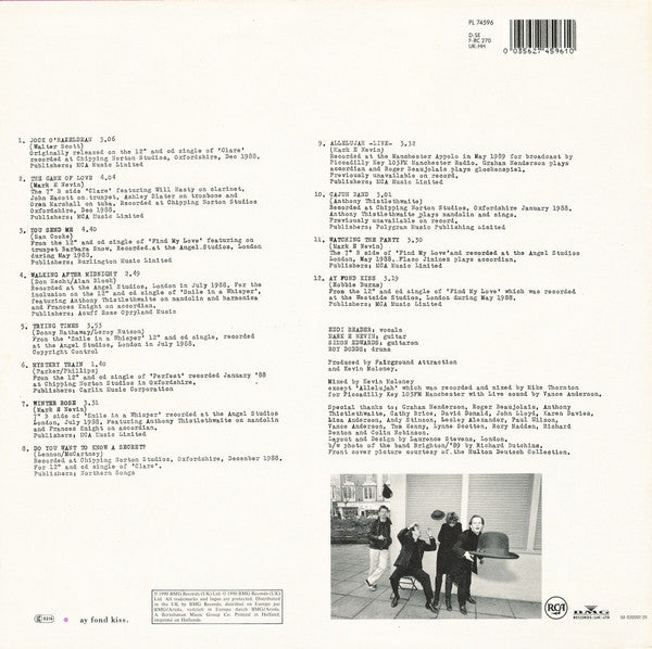 Fairground Attraction : Ay Fond Kiss (LP, Album, Comp)