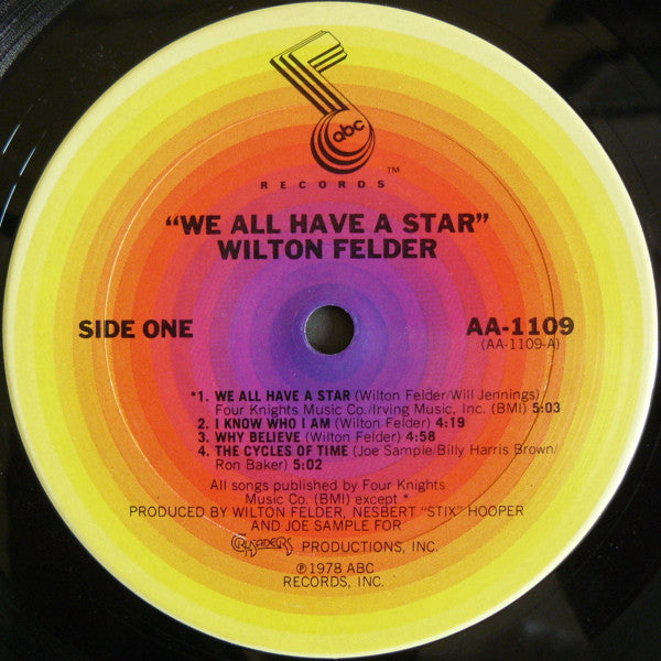 Wilton Felder : We All Have A Star (LP, Album, San)