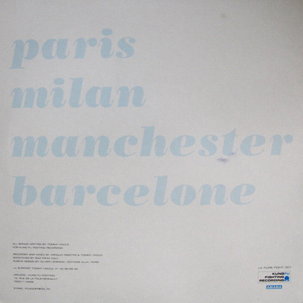 Tommy Hools : Paris Milan Manchester Barcelone (12")