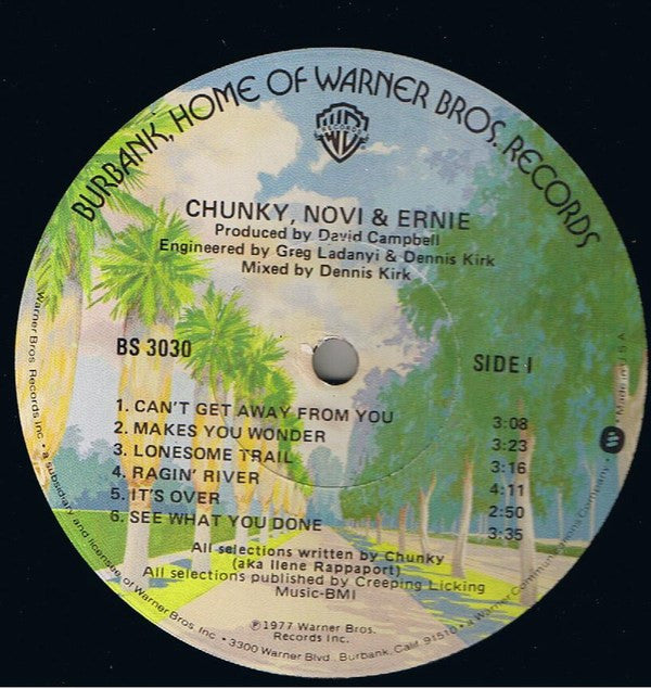 Chunky, Novi & Ernie : Chunky, Novi & Ernie (LP, Album)