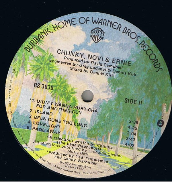 Chunky, Novi & Ernie : Chunky, Novi & Ernie (LP, Album)