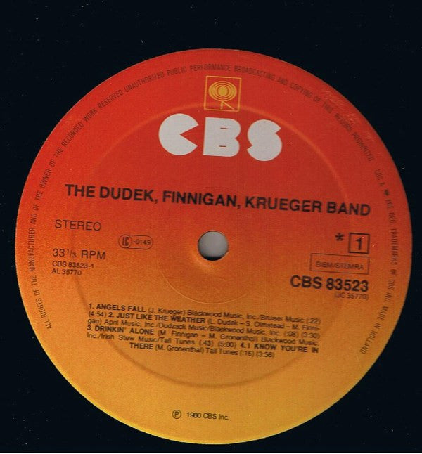 The Dudek Finnigan Krueger Band : DFK (LP, Album)