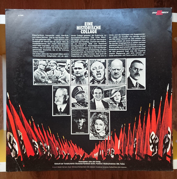 Various : Ein Volk, Ein Reich, Ein Führer: Eine Historische Collage 1933-1938 (LP, Mono)