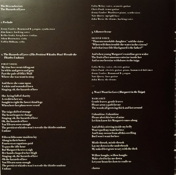 The Decemberists : The Hazards Of Love (CD, Album)