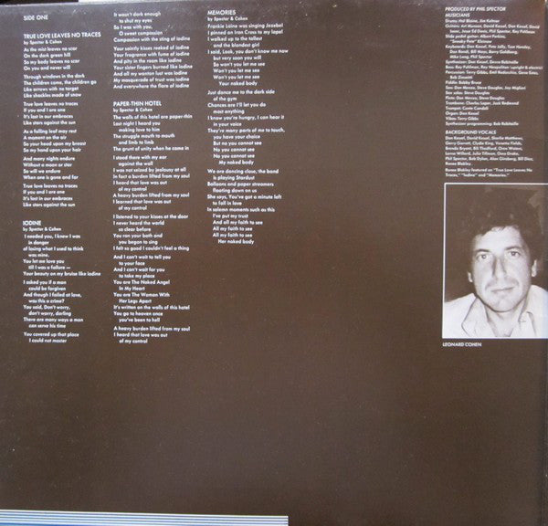 Leonard Cohen : Death Of A Ladies' Man (LP, Album, Gat)