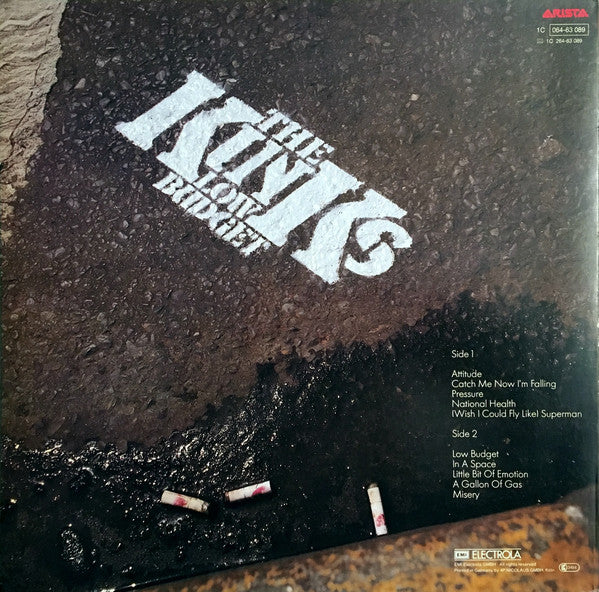 The Kinks : Low Budget (LP, Album)