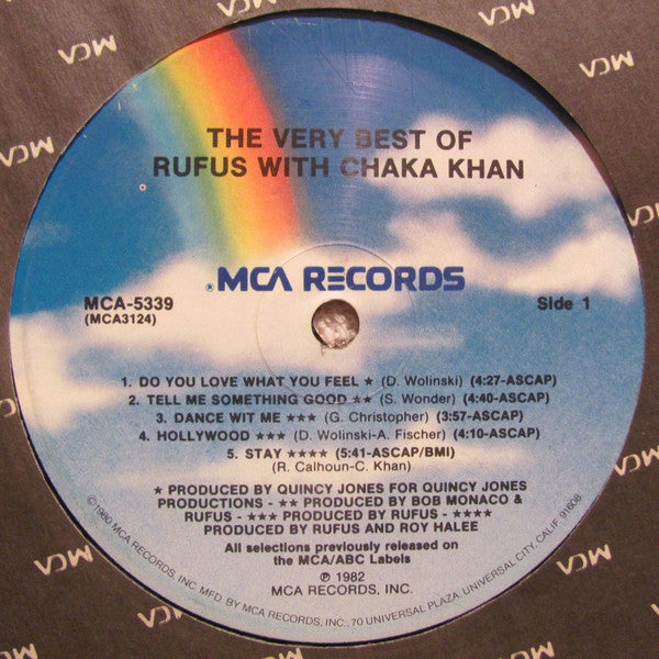 Rufus & Chaka Khan : The Very Best Of Rufus With Chaka Khan (LP, Comp, Pin)