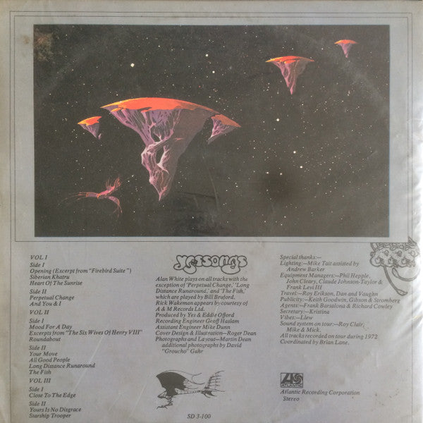 Yes : Yessongs (3xLP, Album, RE)